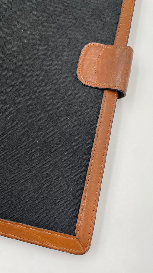 Portadocumenti vintage monogram