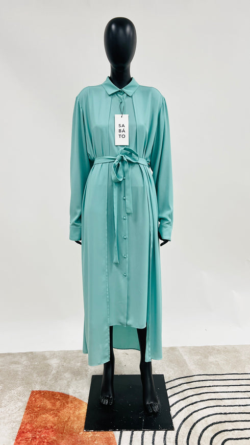 Chemisier lungo con cartellino