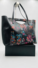 Borsa in pelle a fiori GIANNI CHIARINI