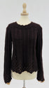 Maglia traforata mohair