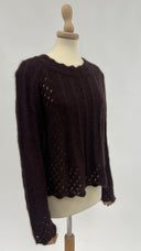Maglia traforata mohair Valentino