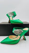Mules con strass numero 37