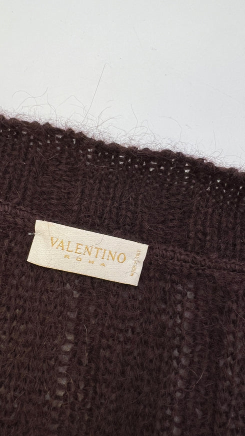 Maglia traforata mohair