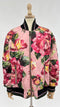 Bomber a fiori matelasse