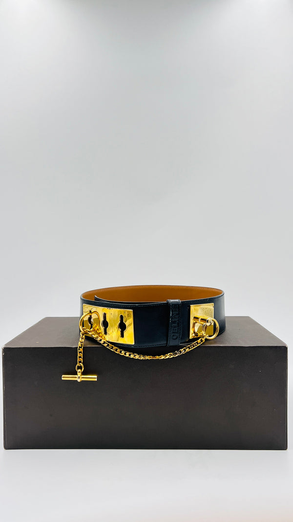 Cintura vintage nera