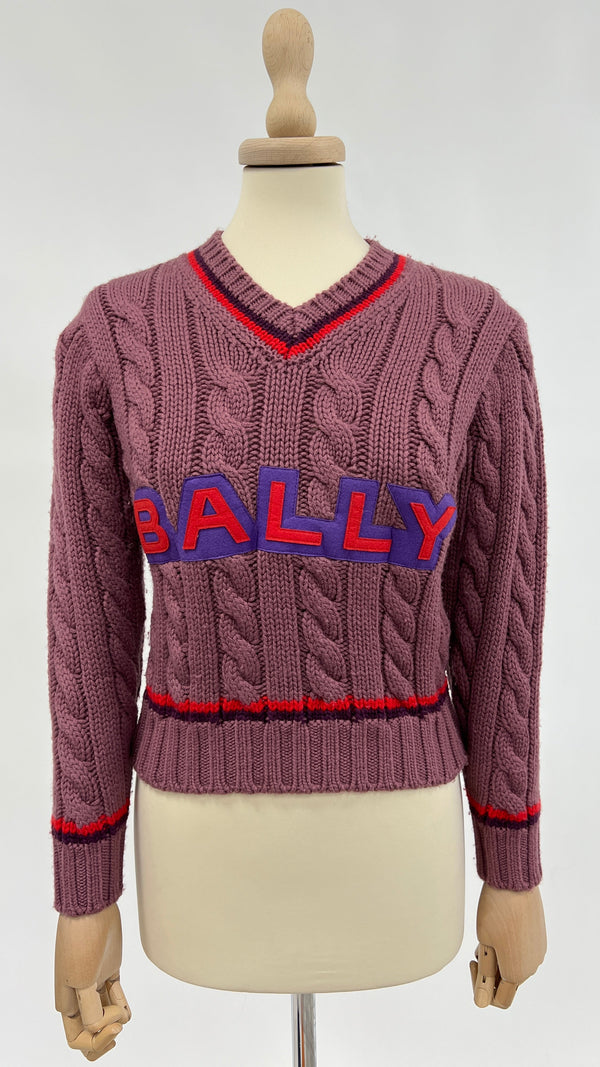 Maglione corto logo