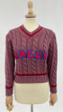 Maglione corto logo