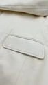 Blazer in pelle bianco