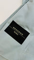 Trench lungo azzurro