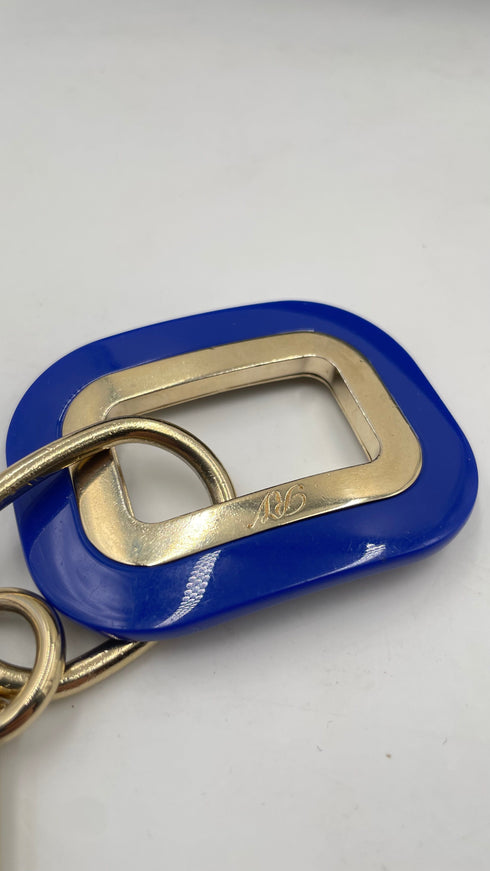 Portachiavi blu e oro