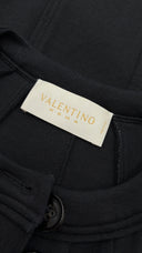 Soprabito sfiancato nero Valentino Roma
