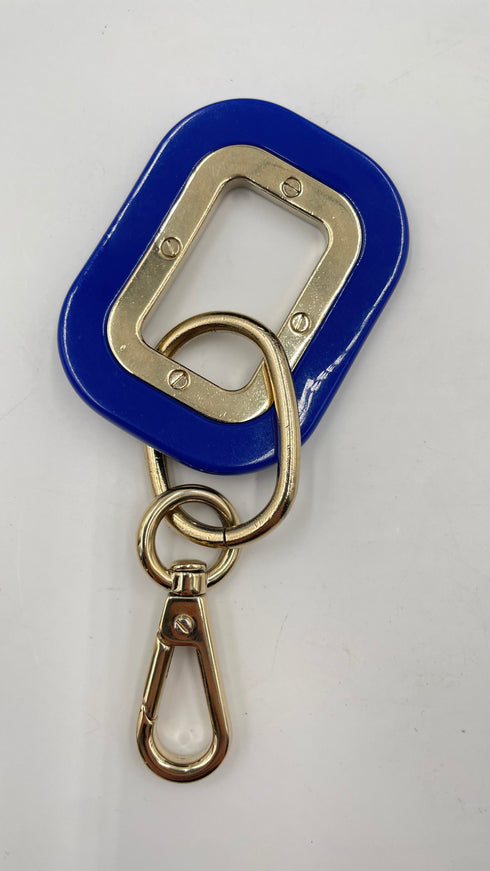 Portachiavi blu e oro