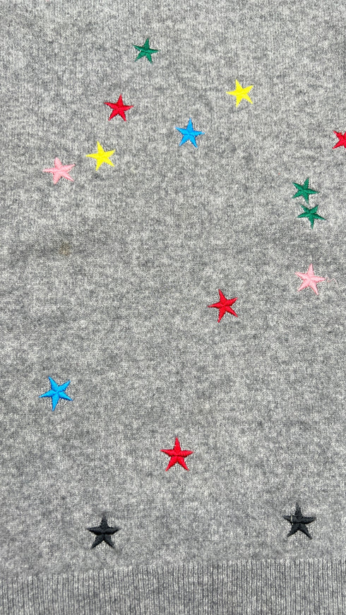 Maglia a stelle in cashmere