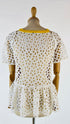 Maglia retro in pizzo