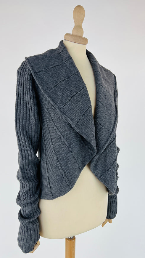 Cardigan scollo scialle