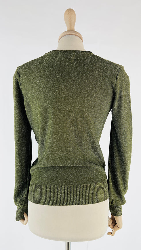 Maglia in lurex con cartellino