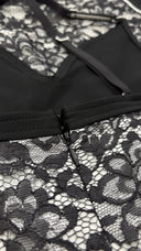 Abito midi in pizzo Paco Rabanne