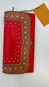 Portafoglio strass e borchie