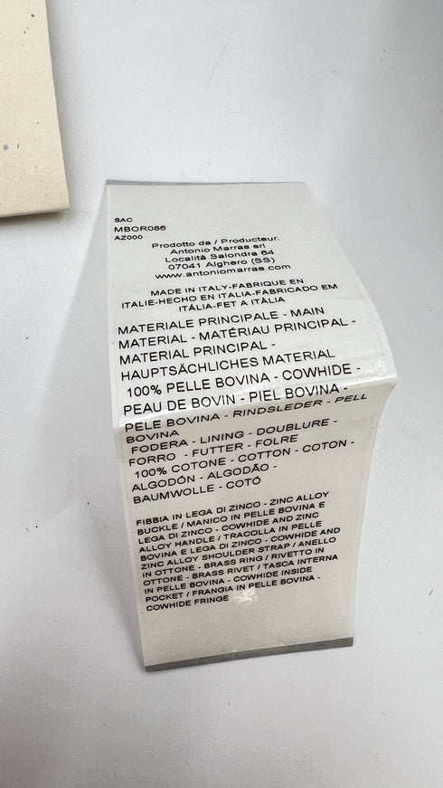 Borsa "Sifide" con cartellino