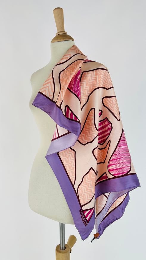 Foulard mix fantasie in seta