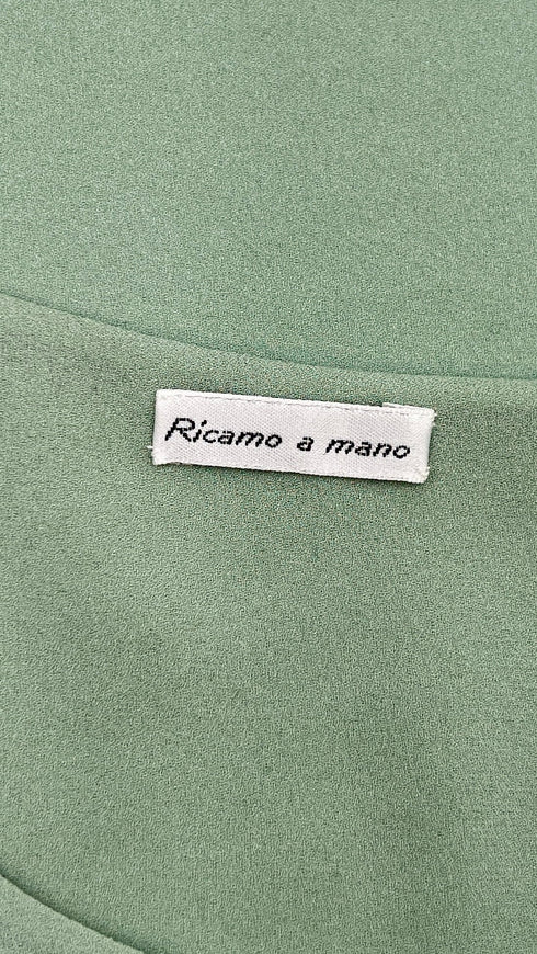 Camicia con canotta in seta