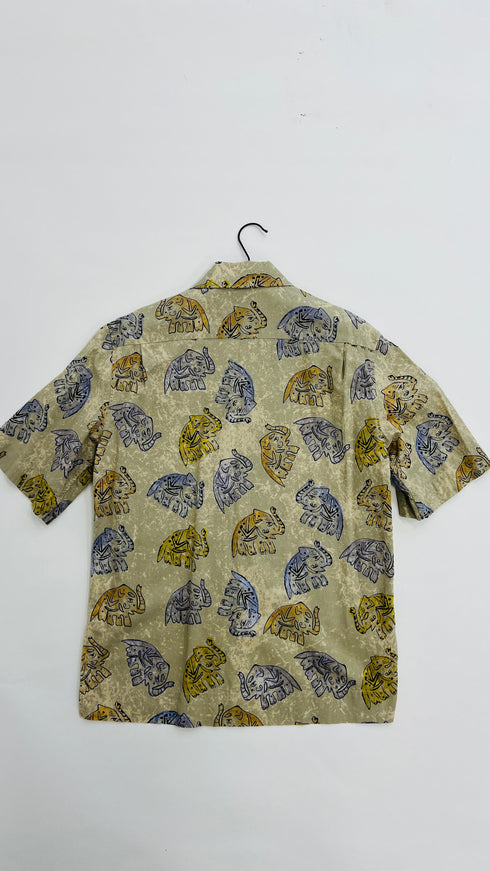 Camicia stampa elefanti