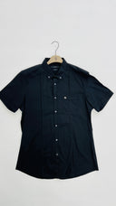 Camicia nera placca GG GUCCI
