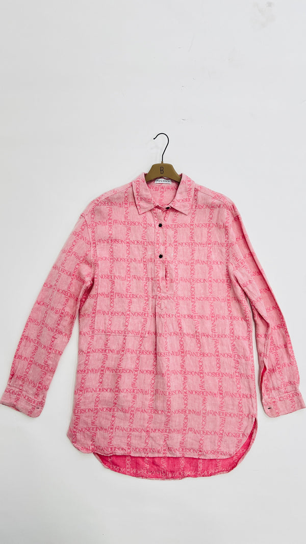 Maxi camicia in lino