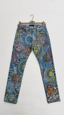 Jeans stampa medusa Versace