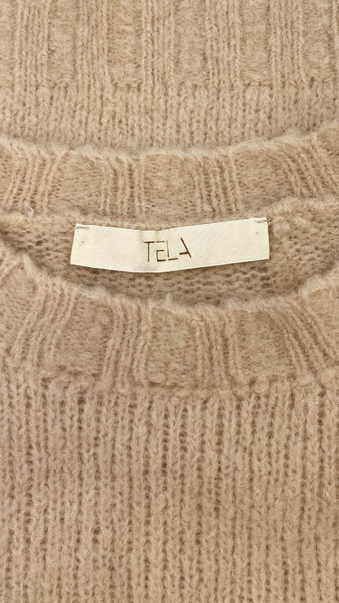Maglione fondo forato