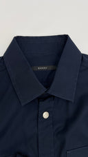 Camicia regular blu GUCCI