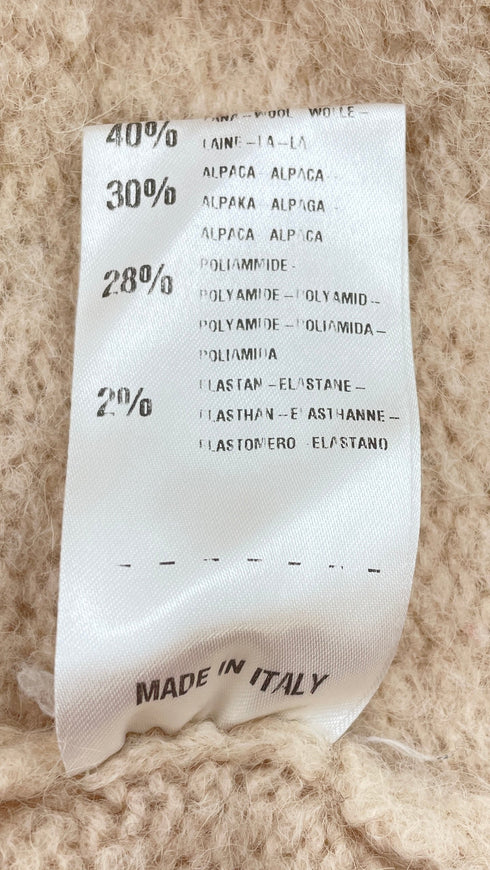 Maglione fondo forato