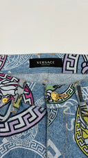 Jeans stampa medusa Versace