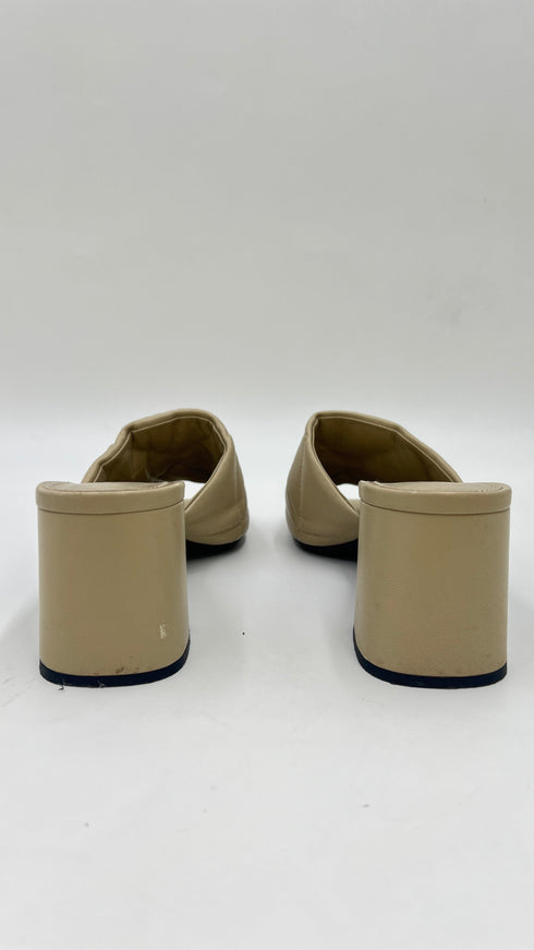 Sandali in pelle trapuntata N.38