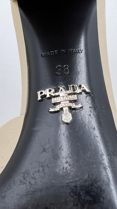 Sandali in pelle trapuntata N.38