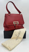 Borsa in pelle rossa