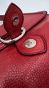Borsa in pelle rossa