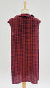 Abito midi motivo tartan