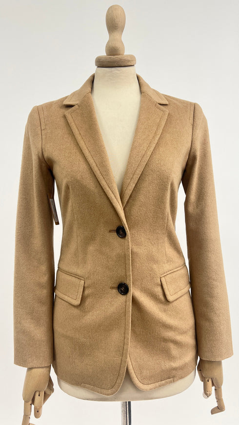 Blazer monopetto in cammello