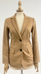 Blazer monopetto in cammello