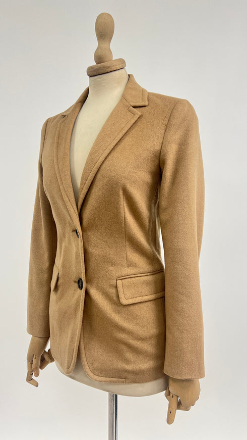 Blazer monopetto in cammello