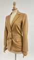 Blazer monopetto in cammello