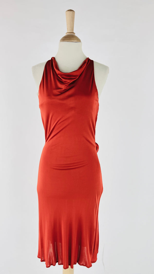 Abito midi retro in pizzo