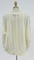 Maglione trecce cashmere-seta