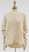 Maglione fondo forato