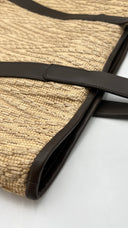 Maxi Shopper in rafia GIORGIO ARMANI