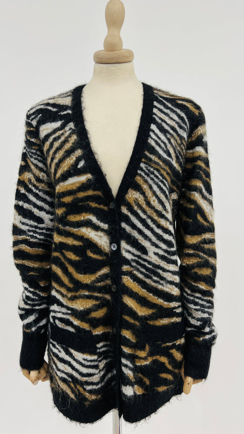 Cardigan animalier