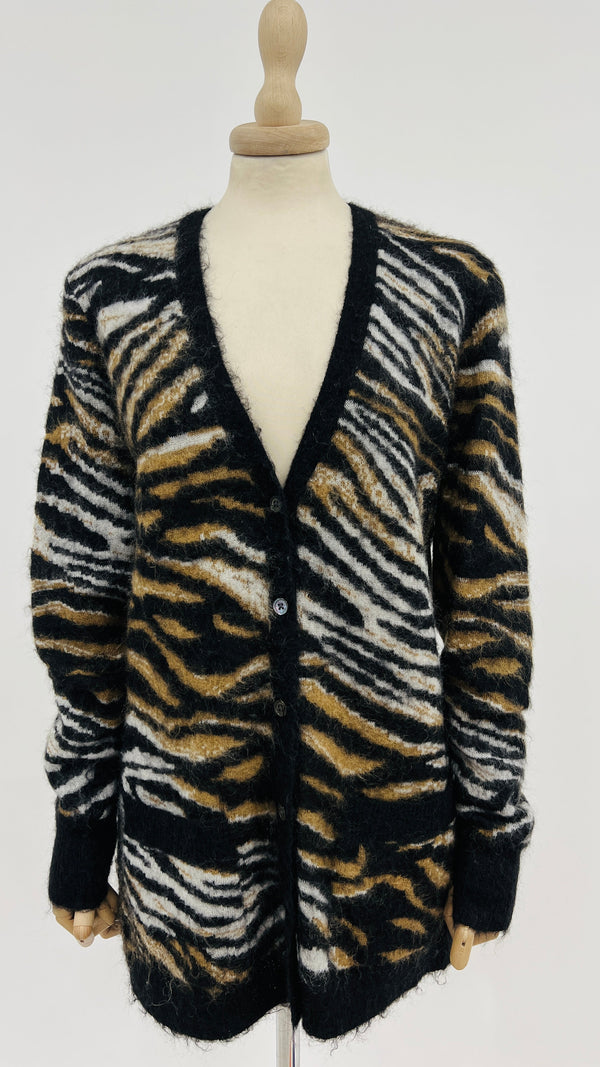 Cardigan animalier