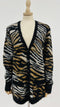 Cardigan animalier