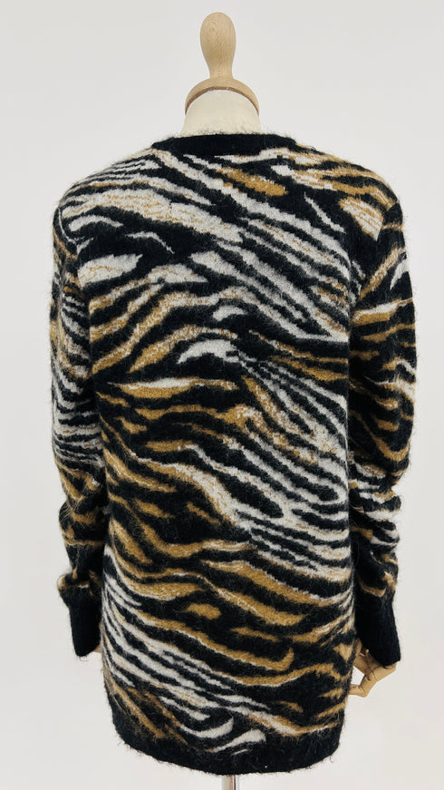 Cardigan animalier